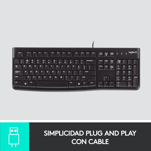 Teclado Logitech K120  Idioma Español España