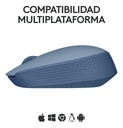 Mouse Inalambrico Logitech M170 Azul