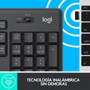 Mouse Y Teclado Logitech MK295 Silent Wireless Negro