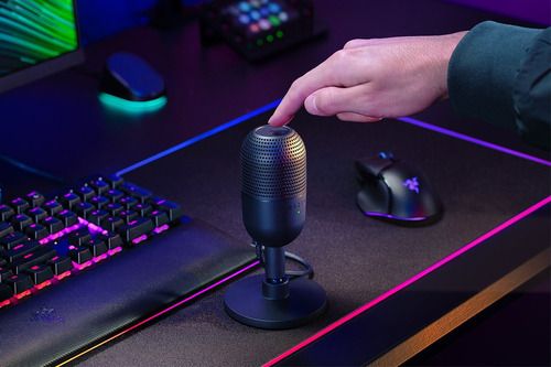 Micrófono Razer Seiren V3 Mini Ultra Compacto USB Negro