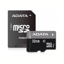 Memoria Adata Micro Sd Hc Clase 10 Uhs-i 50 Mb/seg