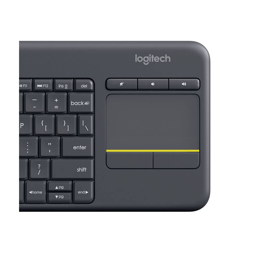 Teclado Logitech Wireless K400 Plus Touch