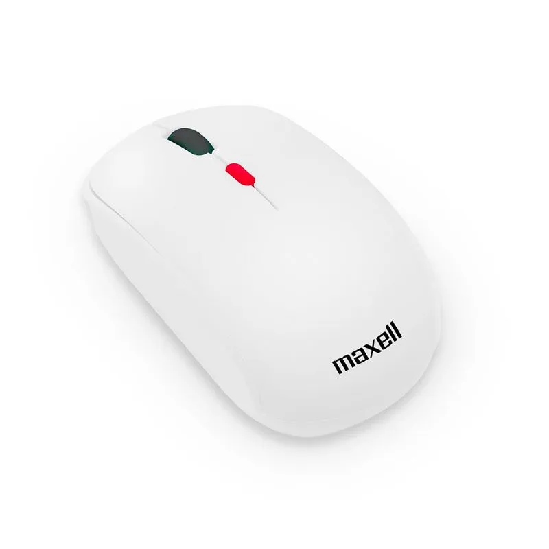 Mouse Maxell Optico Inalambrico 2.4ghz 1200 Dpi Blanco