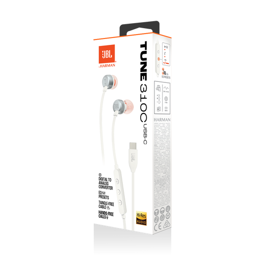 AURICULARES JBL T310 BLANCO