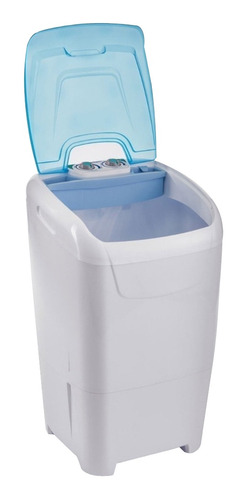 Lavarropas Columbia Semiautomático 7kg Color Blanco/celeste