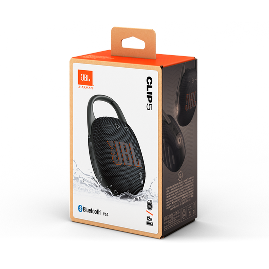 Parlante JBL Clip 5 Con Bluetooth Impermeable Negro