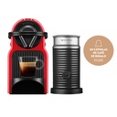 Cafetera Nespresso Inissia Roja + Aeroccino