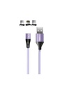 Cable Foxbox Magnet Lightning C Violeta 