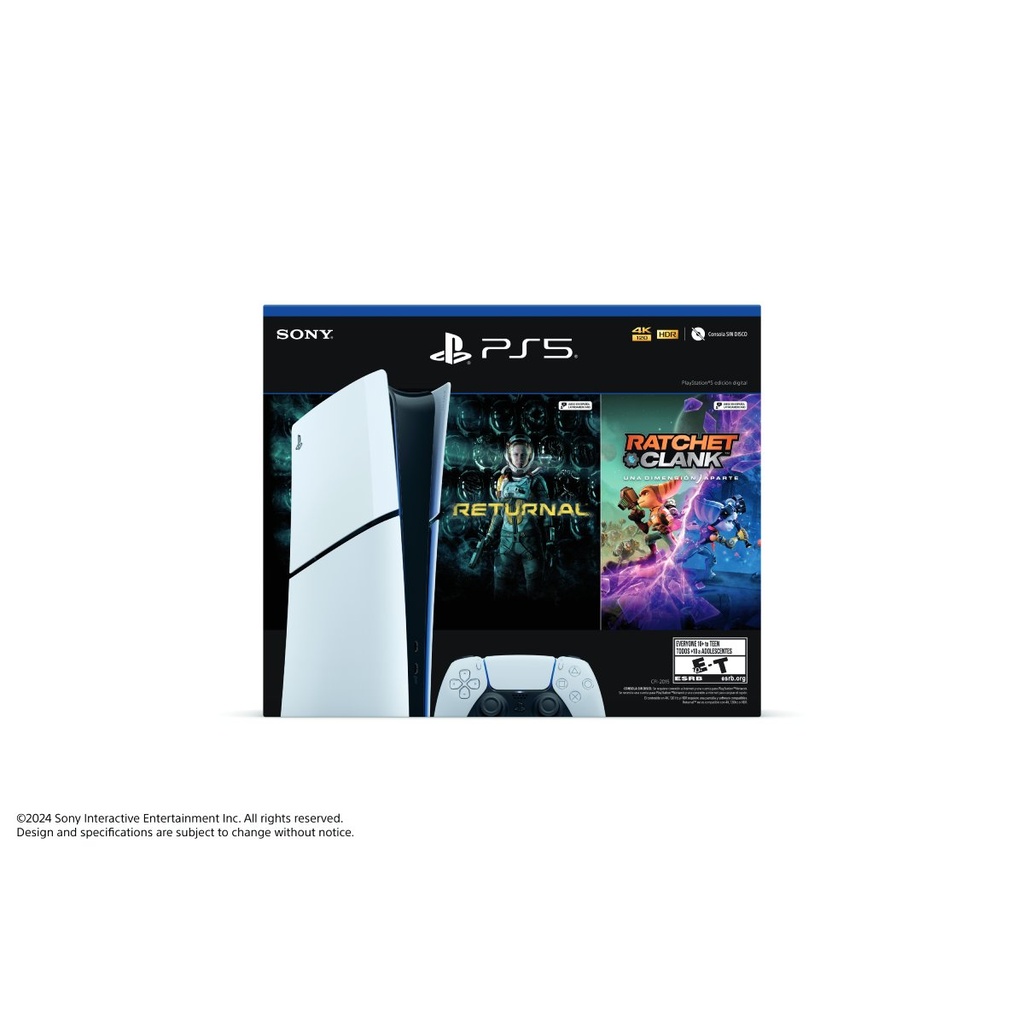 Sony Playstation 5 Slim 1TB Digital Bundle Ratchet & Clank