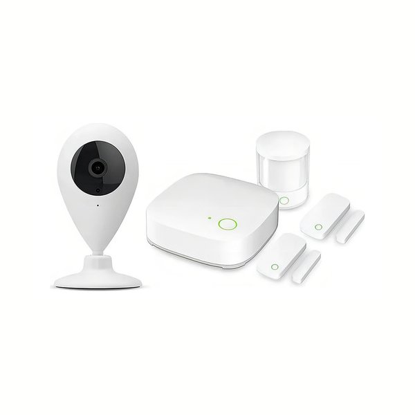 Kit Camara Seguridad Gynoid Hd Sensores Puerta Ventana Wifi