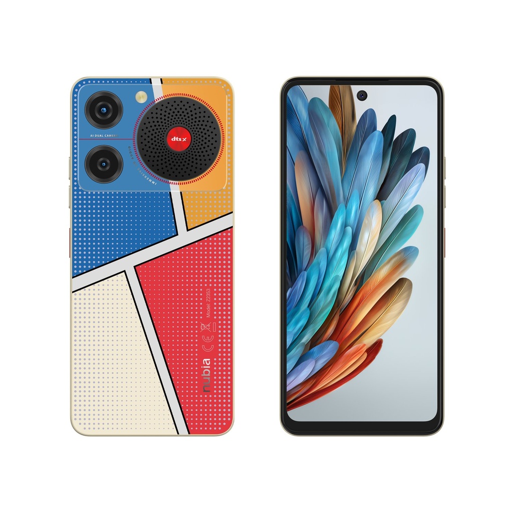 Celular Nubia Music 128Gb + 4Gb Azul Amarillo Rojo