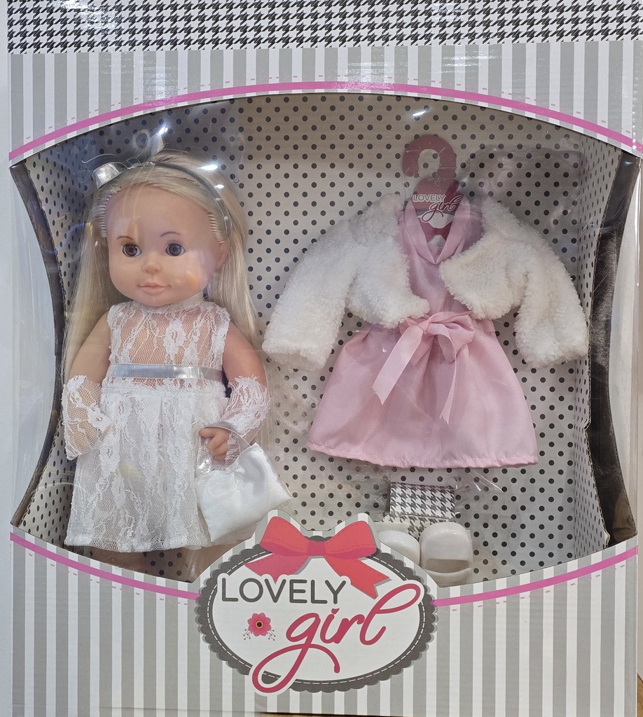 Muñeca Cariñito Lovely Girl con ropa