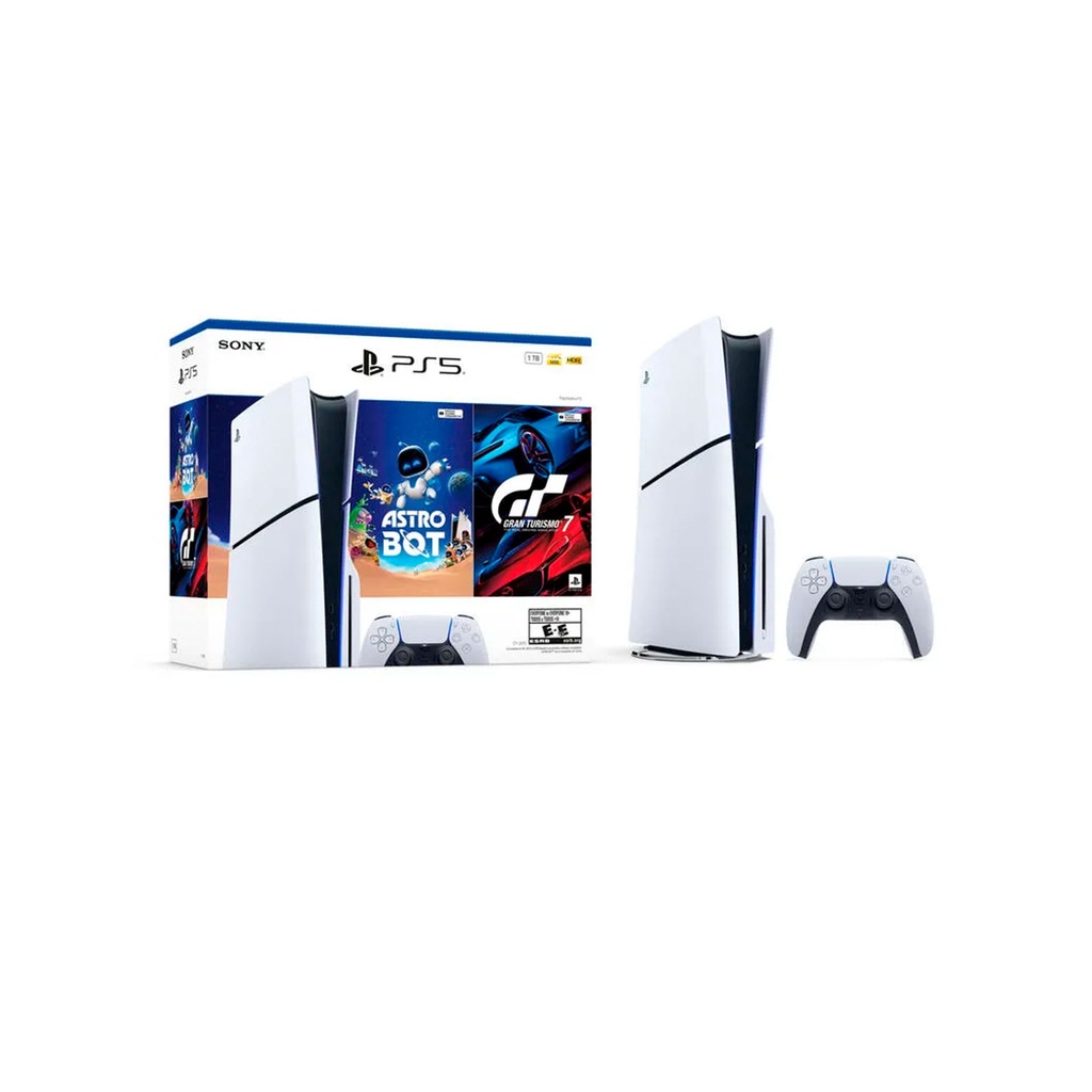 Consola Playstation 5 Standard Bundle + Gran Turismo + Astrobot – Edición LATAM 2015