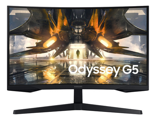 Monitor Samsung Odyssey G5 27" Gaming Qhd 165Hz Curvo 1000R Negro