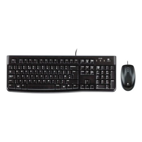 [920-004428] Kit Teclado Y Mouse Logitech Mk120 Español Negro