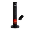 Turbocalefactor Eléctrico Liliana Towerflame Negro