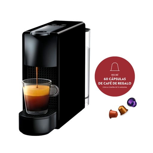 [C30-AR-BK-NE2] Cafetera Nespresso Essenza Mini C Automatica Negra