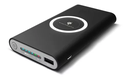 Cargador Portatil Power Bank Doble Qi 10000 Mah Base Celular Negro