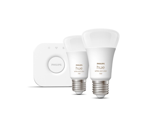 [929002468810] Kit de inicio Philips Hue E27 White and Color 9W A60