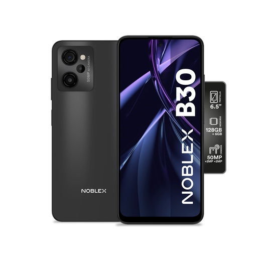 [91B30NEGRO] Celular Noblex B30 128Gb Negro