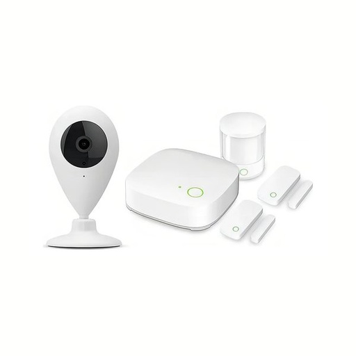 [11900159224] Kit Camara Seguridad Gynoid HD Sensores Puerta Ventana Wifi