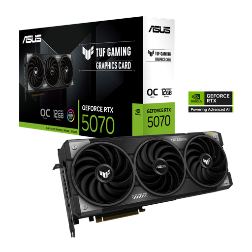 [TUF-RTX5070-O12G] Placa de video Asus TUF Gaming GeForce RTX 5070 OC Edition 12 GB