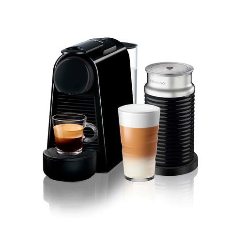 [A3KD30-AR-BKNE2] Cafetera Nespresso Essenza Mini Black + Aeroccino 3