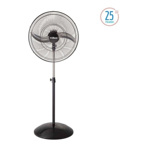 [VP25M] Ventilador De Pie Liliana Negro 25"