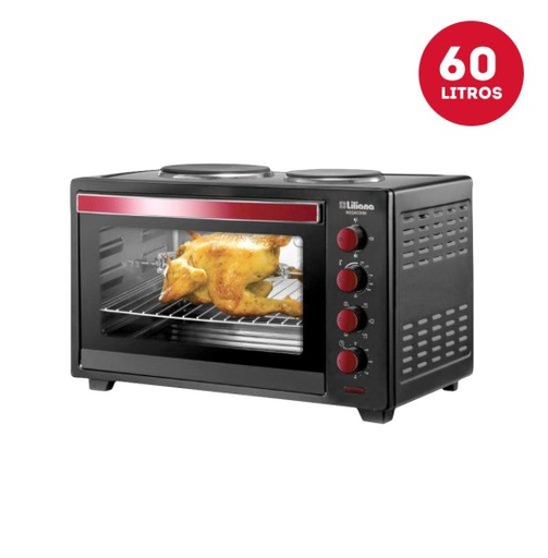 [AO160] Horno Eléctrico Liliana Megacook 60 Litros        